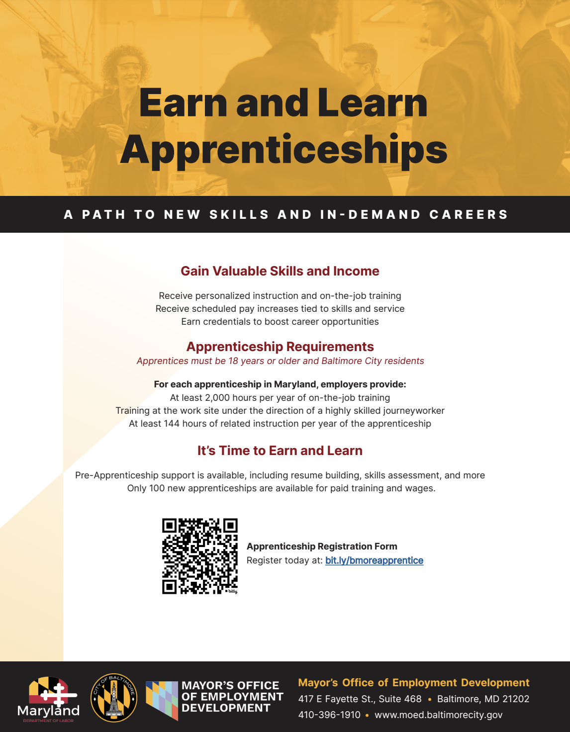 Apprenticeship flyer